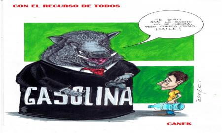 El cartÃ³n de Canek, "Con el recurso de todos"