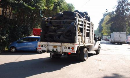 FINALIZA SEGUNDA MEGA JORNADA DE RECOLECCIÃ“N DE LLANTAS EN XOCHIMILCO