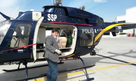 PILOTOS DE LA SSP-CDMX TRASLADAN UN HÃGADO PROCEDENTE DE MONTERREY
