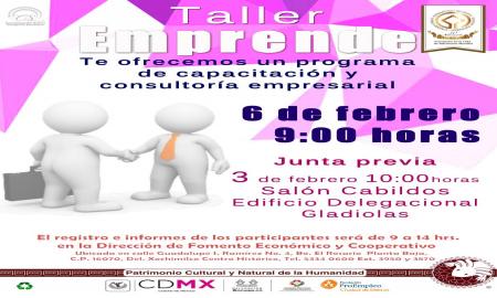 CAPACITARÃN A EMPRENDEDORES DE MICRO Y PEQUEÃ‘AS EMPRESAS EN XOCHIMILCO