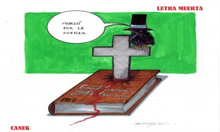 El CartÃ³n de Canek Leyva "MuriÃ³ por la patria"