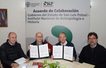 INAH Y GOBIERNO DE SLP REFRENDAN COMPROMISO EN PRO DEL PATRIMONIO CULTURAL POTOSINO