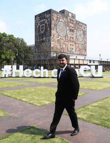 ALUMNO DE LA UNAM ELECTO COMO LÍDER EMERGENTE DEL SECTOR ESPACIAL DE LA ONU