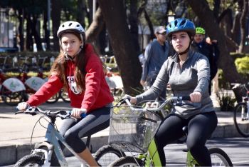 Participan cerca de 100 mil personas en el Ciclotón CDMX