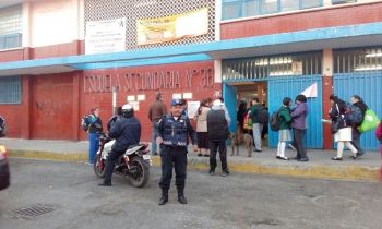 REALIZAN ACCIONES PREVENTIVAS EN MATERIA DE SEGURIDAD EN PLANTELES EDUCATIVOS