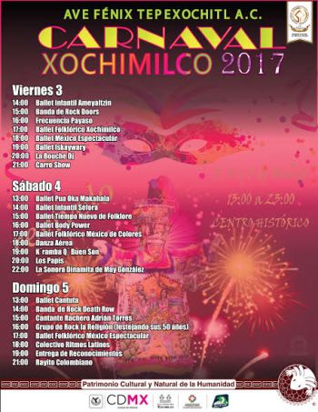 ACTIVIDADES DE FIN DE SEMANA EN DELEGACION XOCHIMILCO