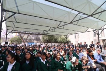 LA GAM EQUIPÓ CON MALLAS SOLARES A 380 ESCUELAS: LOBO ROMÁN