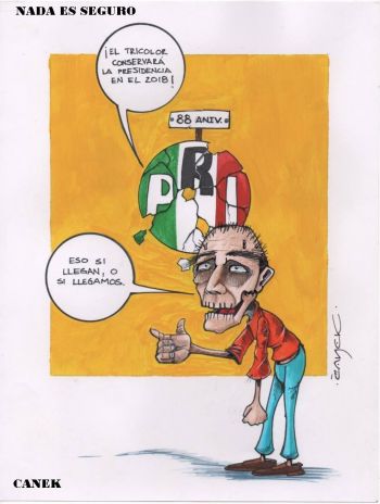 El Cartón Por Canek Leyva "Nada Es Seguro"