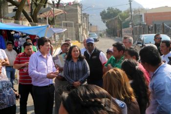 IMPLEMENTARÁ LOBO PROGRAMA INTEGRAL DE SEGURIDAD EN LA ZONA DE CUAUTEPEC