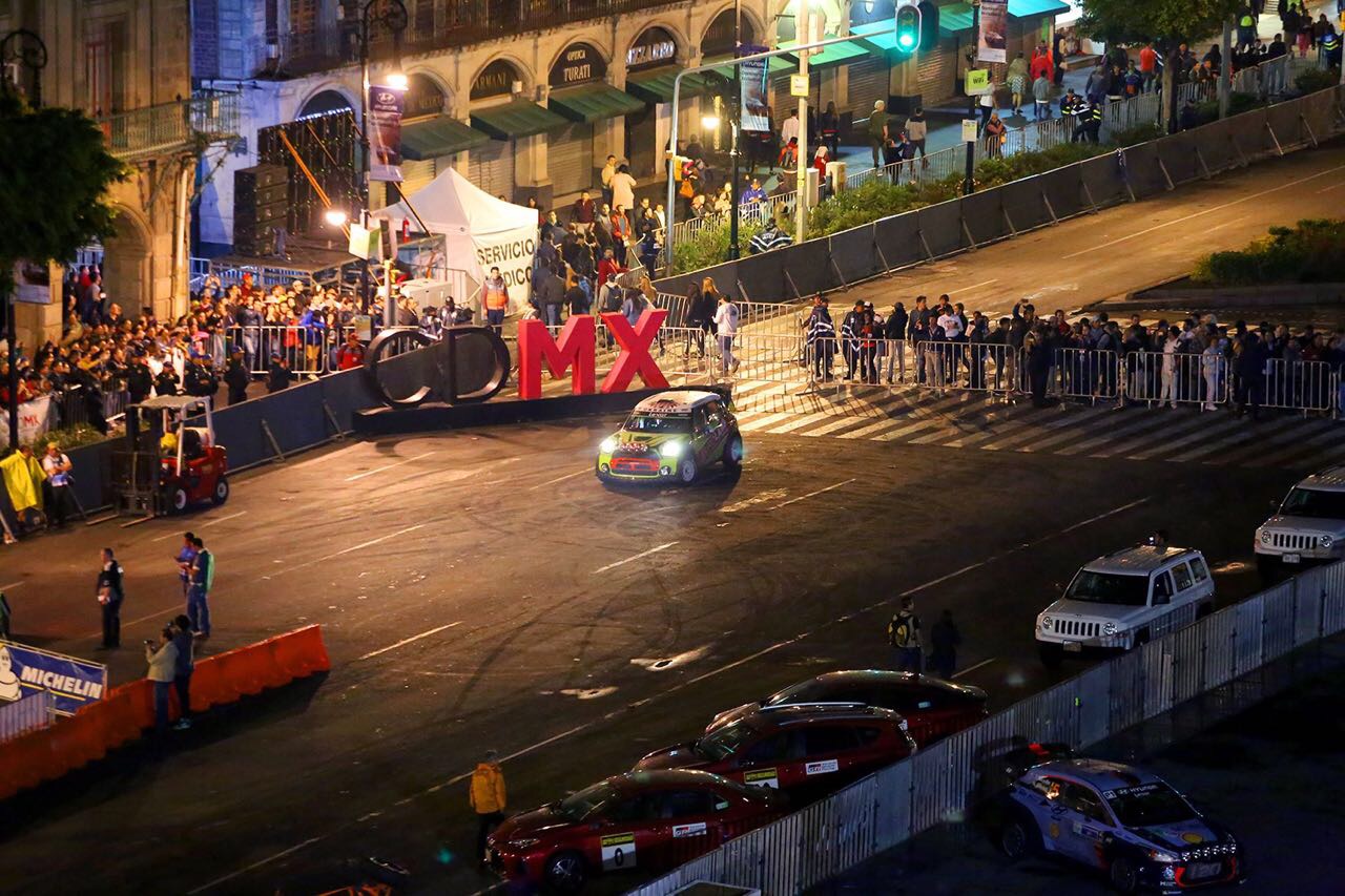 World Rally Championship arrancó en el Zócalo capitalino el Rally México