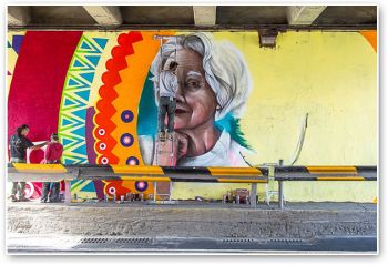 Promueven arte urbano en pueblos y colonias de Tlalpan