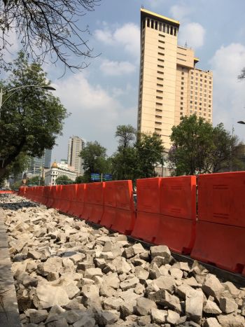 SOBSE informa que se construyó 3.5 kilómetros del carril confinado en Línea 7 del Metrobús