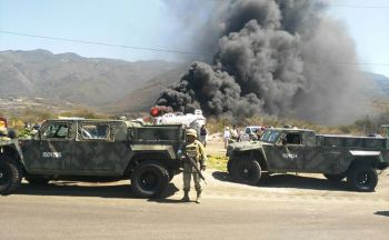 Explota ducto de Pemex en Nogales, Veracruz