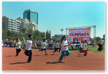 Participan mil 500 niños en Miniolimpiadas de Tlalpan