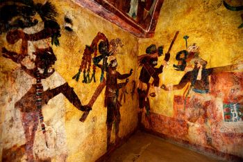 REDESCUBREN IMÁGENES DE LOS MURALES DEL CUARTO 3 DE BONAMPAK