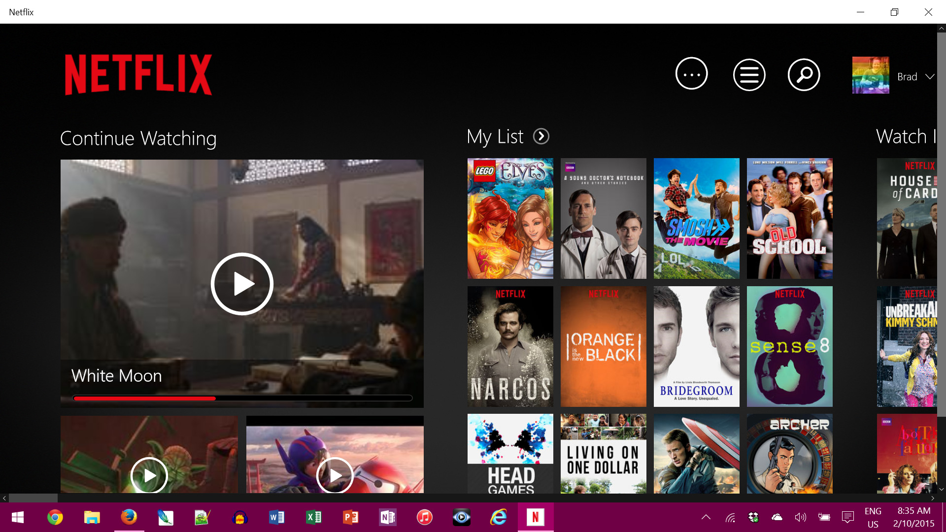 Netflix libera la descarga de series y películas para Windows 10