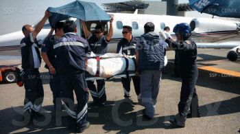 CÓNDOR DE LA SSP-CDMX TRASLADA A UN MENOR POR QUEMADURAS