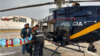 CÓNDORES DE LA SSP-CDMX REALIZAN TRES TRASLADOS DE EMERGENCIA