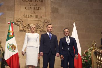Nombra Gobierno de CDMX Huésped Distinguido a presidente de Polonia