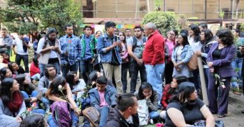 Inspiradora charla de Benito Taibo con estudiantes politécnicos