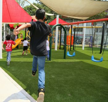 INAUGURAN PARQUE INFANTIL Y JUVENIL SOLIDARIDAD