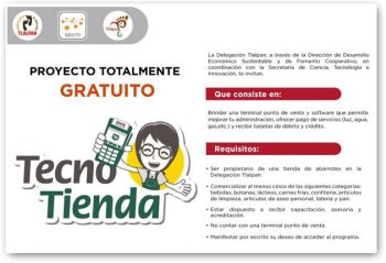 Con Tecno-Tienda, Tlalpan y Seciti fortalecen economía local