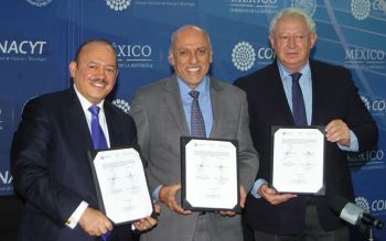 Firman el Conacyt, CentroGeo y GINgroup convenio de colaboración