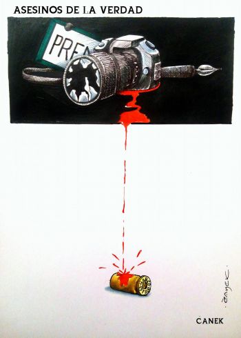 El Cartón por Canek Leyva "Asesinos de la Verdad"