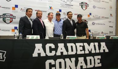 Academia CONADE hace alianza con Academia Greg Norman para desarrollar el golf en México