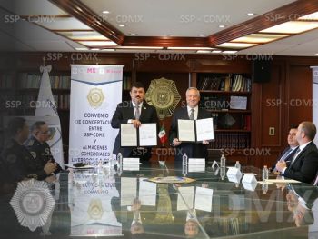 HIRAM ALMEIDA ESTRADA TITULAR DE SSP-CDMX Y AUTORIDADES DE LIVERPOOL FIRMAN CONVENIO DE COLABORACIÓN