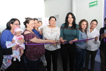 INAUGURAN DIONE ANGUIANO Y PERLA GÓMEZ PRIMERA SALA DE LACTANCIA EN IZTAPALAPA