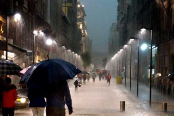 Reporte de la lluvia de la tarde-noche en CDMX
