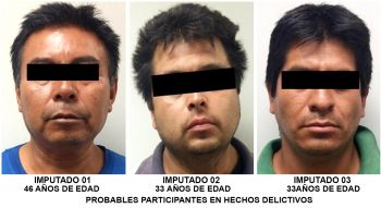 Proceso a 3 probables secuestradores detenidos en flagrancia por la PDI
