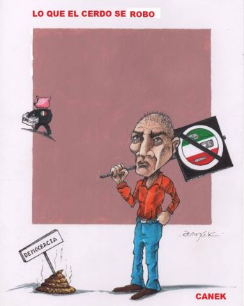 El Cartón por Canek Leyva "Lo Que El Cerdo Se Robó"