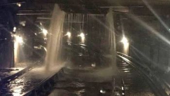 LÍNEA 2 DEL METRO DE LA CDMX SE VUELVE CASCADA