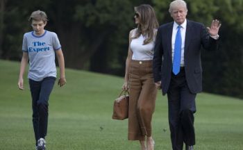 MELANIA Y SU HIJO SE MUDAN A LA CASA BLANCA 