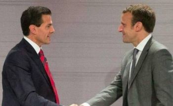 ENRIQUE PEÑA NIETO SE ENCUENTRA CON MACRON 