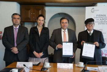 Firma IECM convenio para promover Voto Chilango en el extranjero