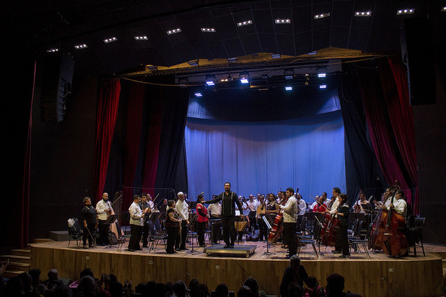 Deleita la Orquesta Típica de la CDMX al público de Azcapotzalco
