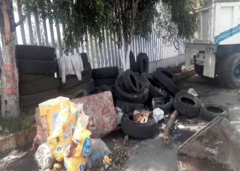 RETIRA IZTAPALAPA 63 TONELADAS DE ESCOMBRO Y OTROS DESECHOS