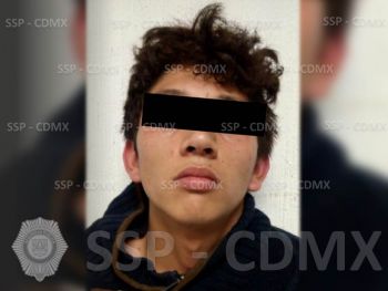 SSP-CDMX DETIENE A UN HOMBRE POR ROBO A TRANSÚENTE EN LA COLONIA CENTRO