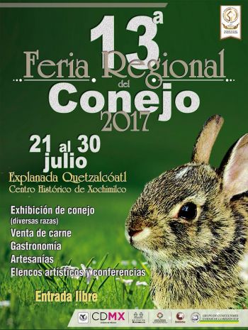 FERIA DEL CONEJO Y EXHIBICIÓN DE AUTOS EN XOCHIMILCO ESTE FIN DE SEMANA
