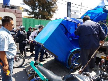 SEMOVI REALIZÓ OPERATIVO CONTRA MOTOTAXIS EN XOCHIMILCO
