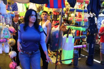SUPERVISA DIONE ANGUIANO LA REINSTALACIÓN DEL TIANGUIS DE SAN JUAN