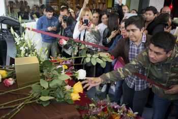 Despiden a Rius con aplausos y humor en el Museo del Estanquillo