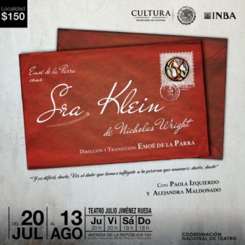Último fin de semana para disfrutar de la puesta en escena Sra. Klein