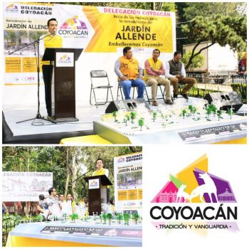 Coyoacán anuncia la remodelación del Jardín Allende