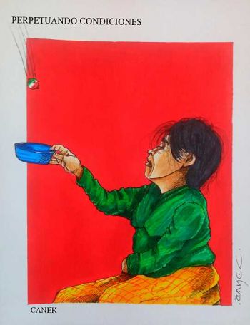 El Cartón por Canek Leyva "Perpetuando Condiciones"