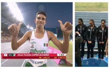 México cierra con oro y plata actividades de atletismo