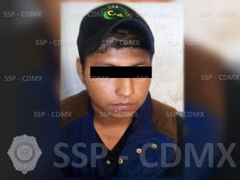 SSP-CDMX DETUVO A UN HOMBRE Y DOS MENORES DE EDAD POR ROBO A TRANSEÚNTE EN LA COLONIA CENTRO